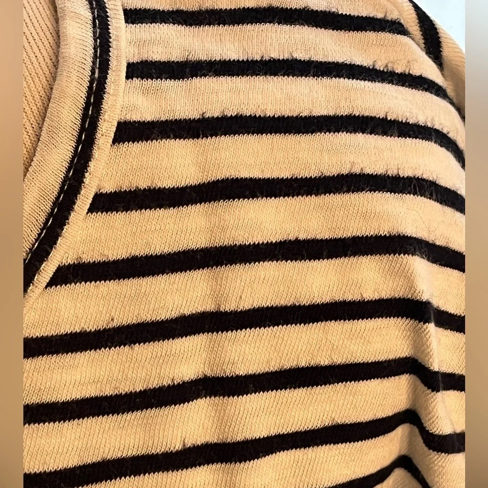 3 women’s j crew cotton striped Tshirts.   Studio tee size x-large.